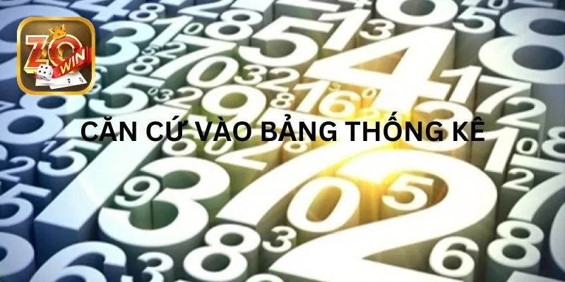 Căn cứ vào bảng thống kê