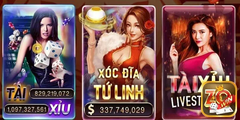 Game xóc đĩa tứ linh hot trên hệ thống cổng game Zowin 2024